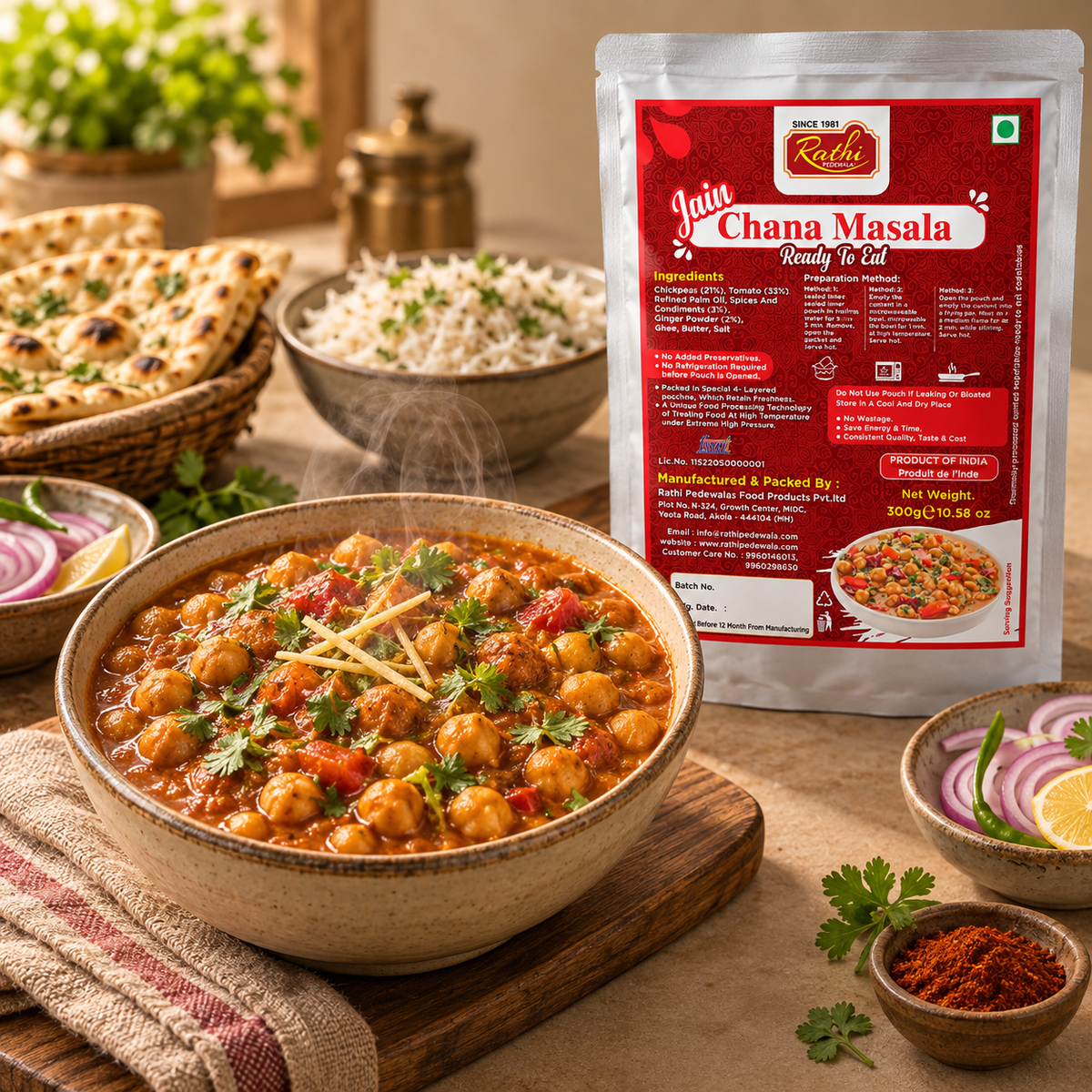 JAIN CHANA MASALA GRAVY